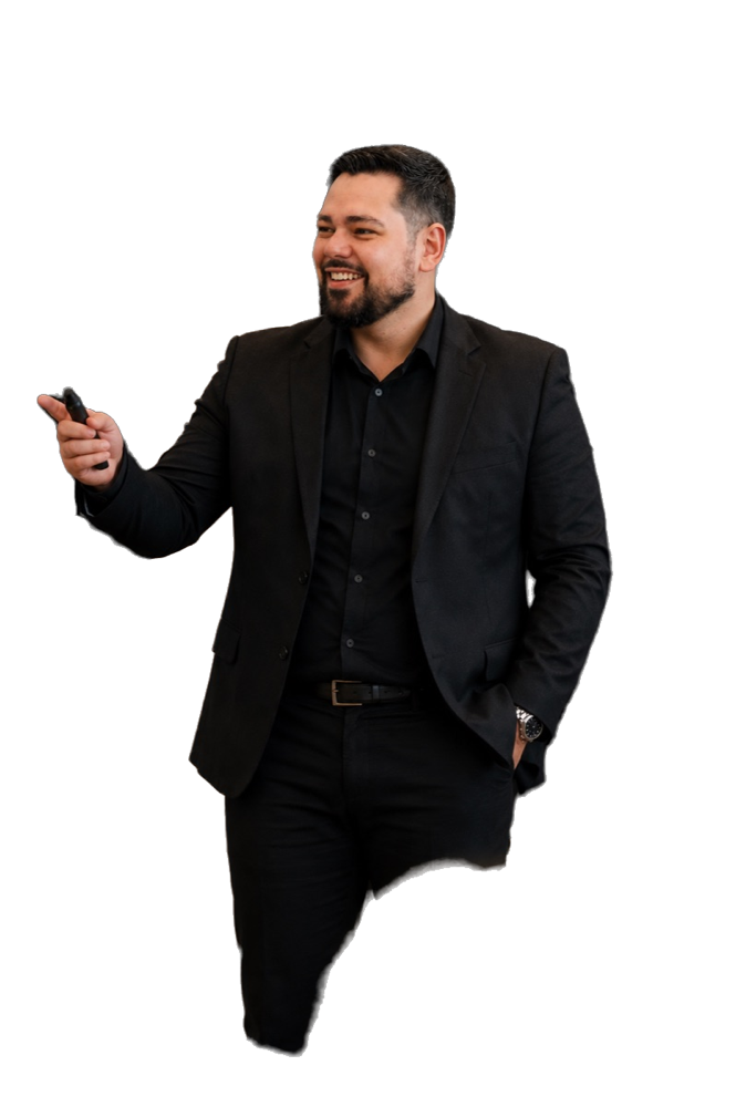 Guilherme Barboza em apresentação da Vertex